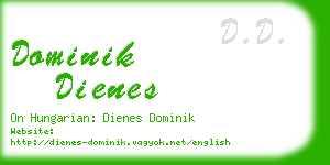 dominik dienes business card